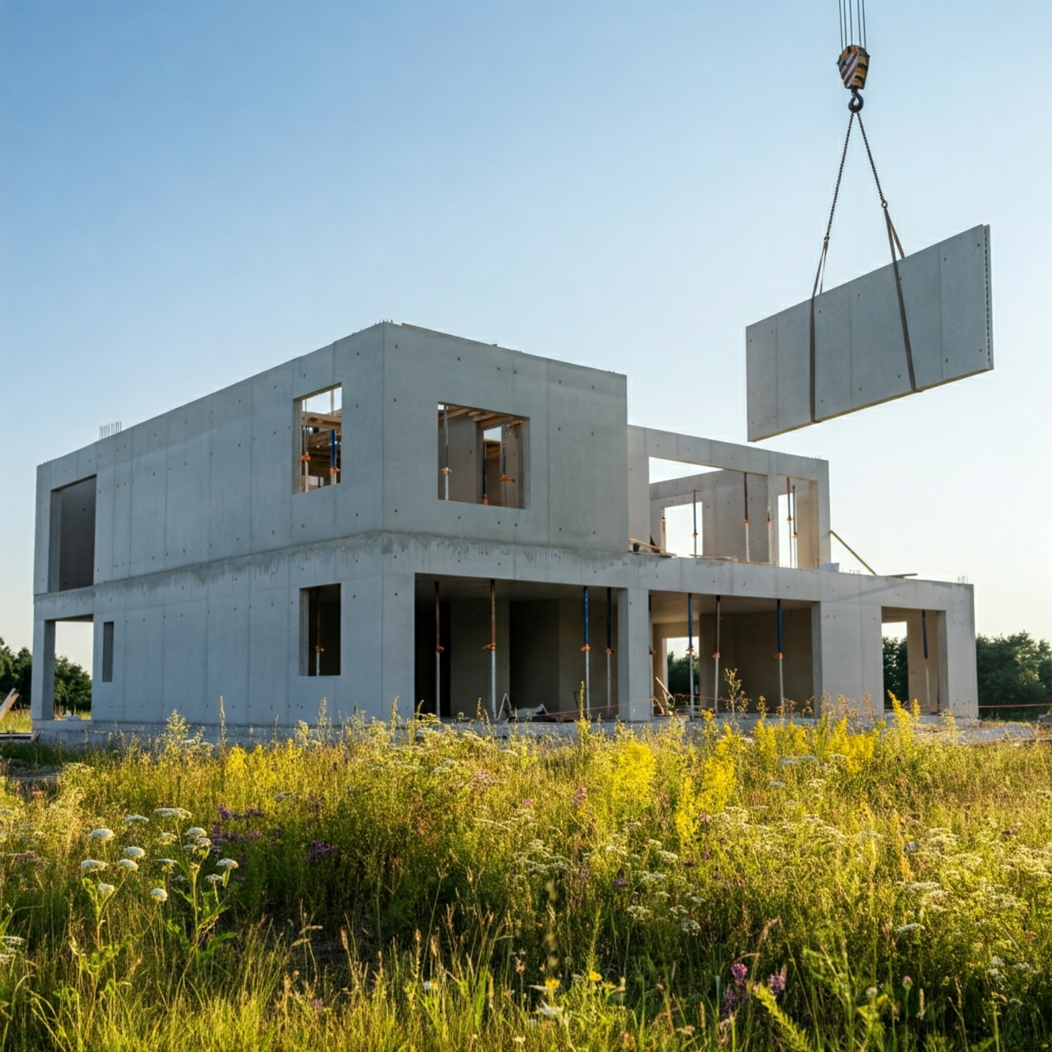 Sustainable Construction - house building process