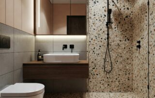 terrazo bathroom